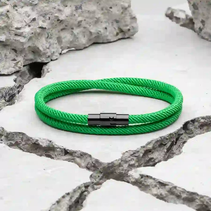 WorldNorse Minimalist Stainless Steel Magnetic Clasp Braided Bracelet - image 37
