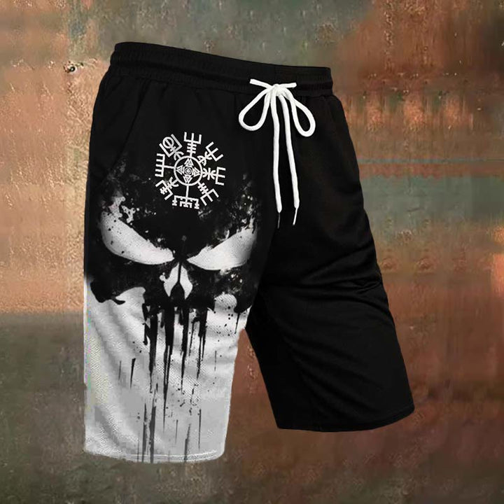 WorldNorse Viking Vegvisir Casual Shorts
