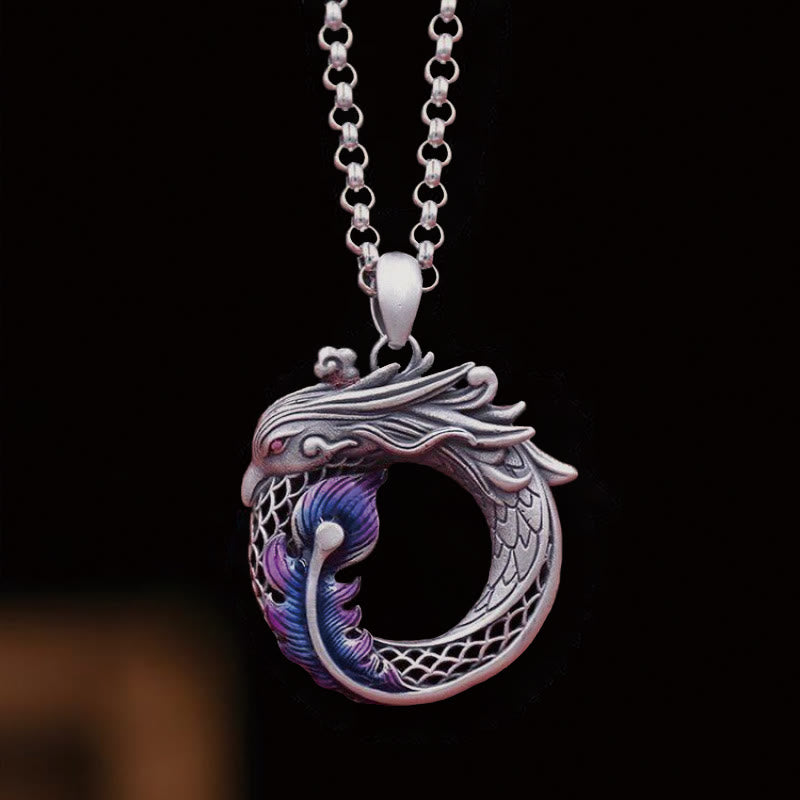 FREE Today: Color Tail Dragon Necklace