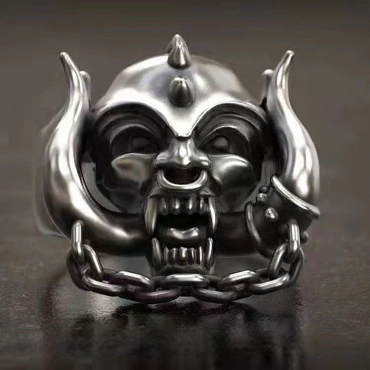 WorldNorse Punk Rider Death's Head Ring