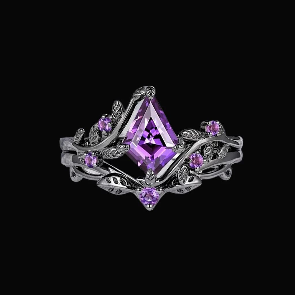 WorldNorse Noble Amethyst Overture Wisdom Ring - US 10 - image 0