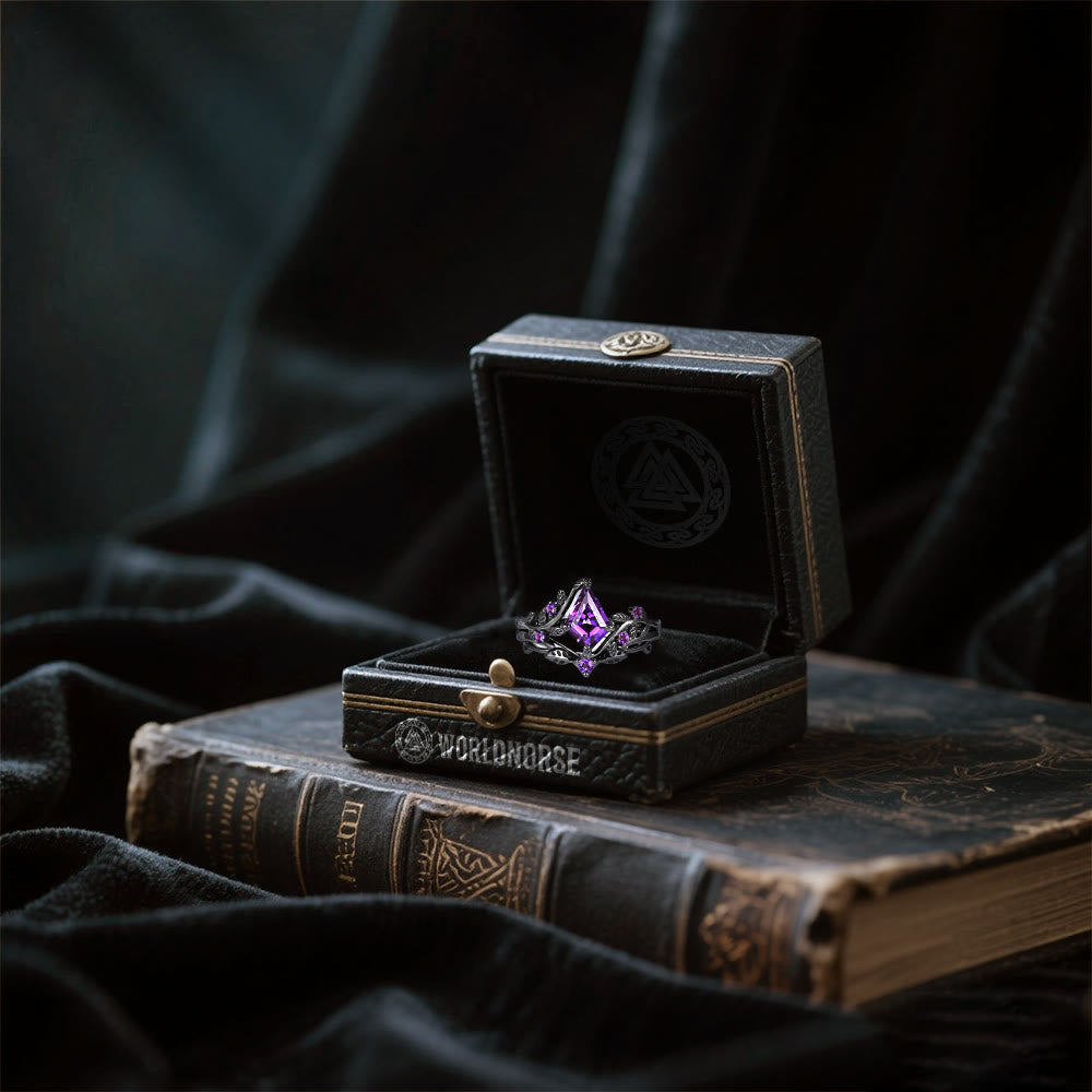 WorldNorse Noble Amethyst Overture Wisdom Ring - image 5