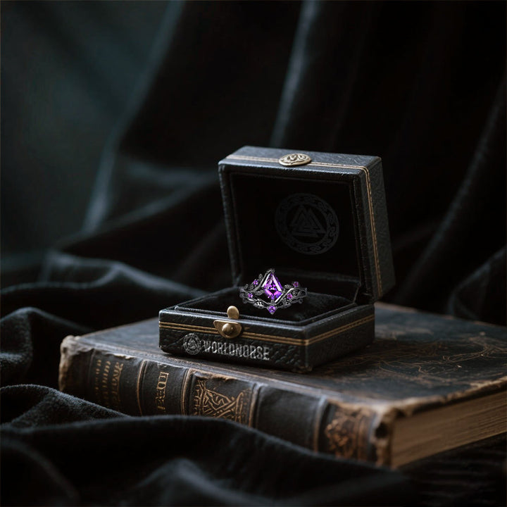 WorldNorse Noble Amethyst Overture Wisdom Ring - image 5