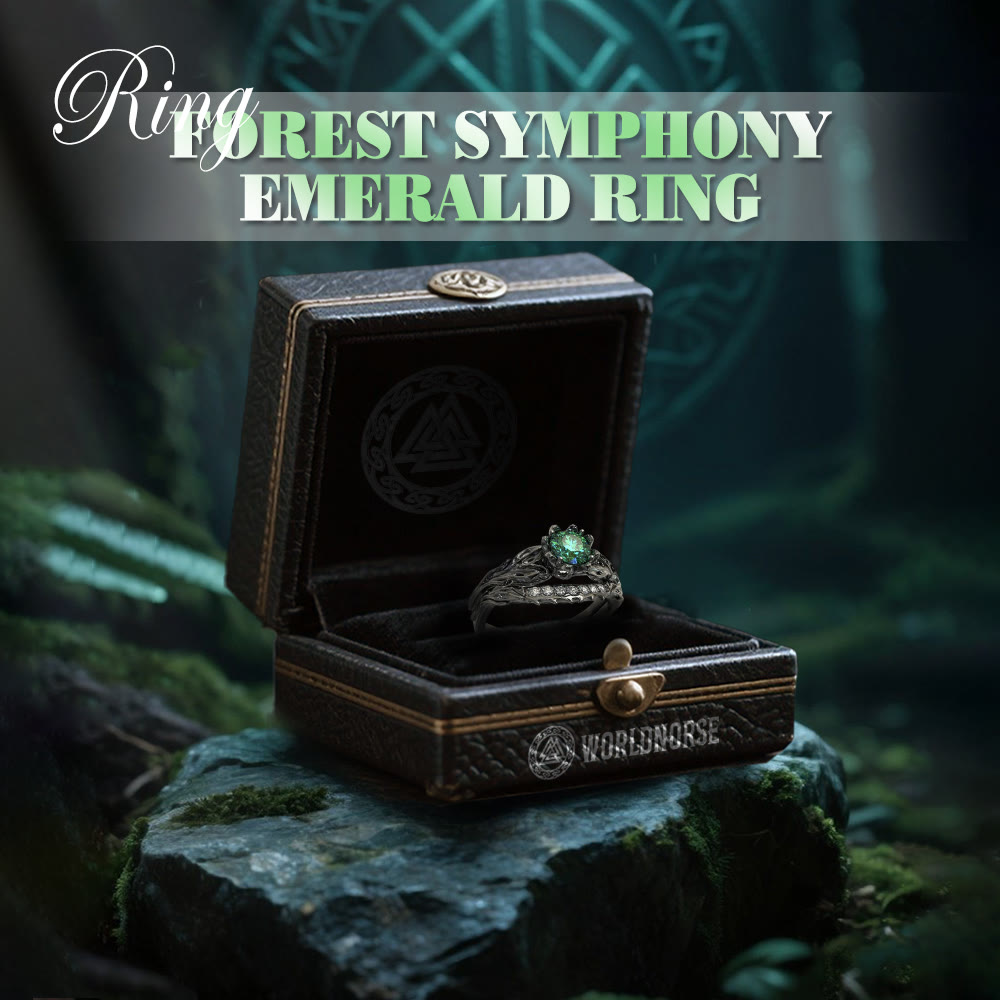 FREE Today: Forest Symphony Emerald Ring