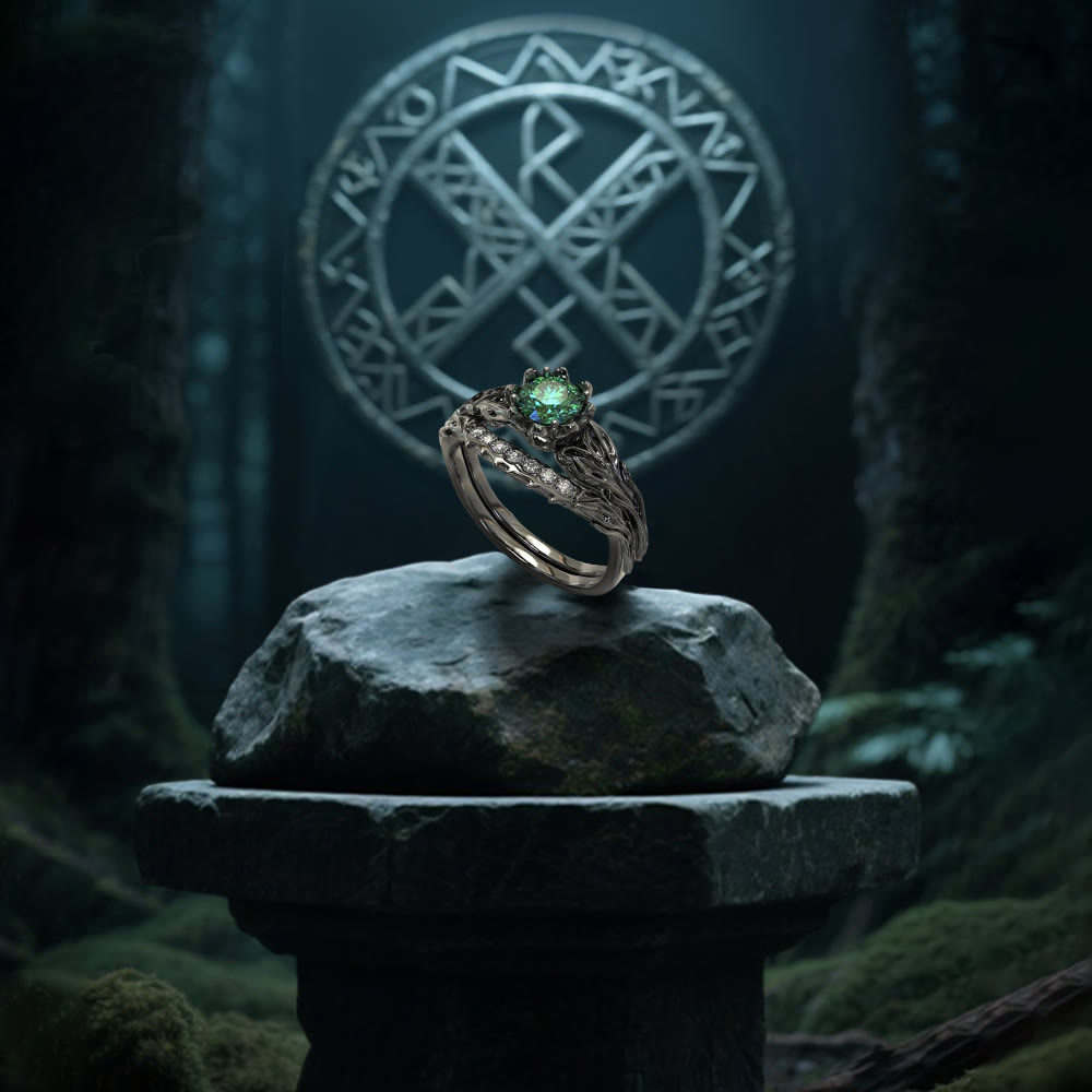 FREE Today: Forest Symphony Emerald Ring
