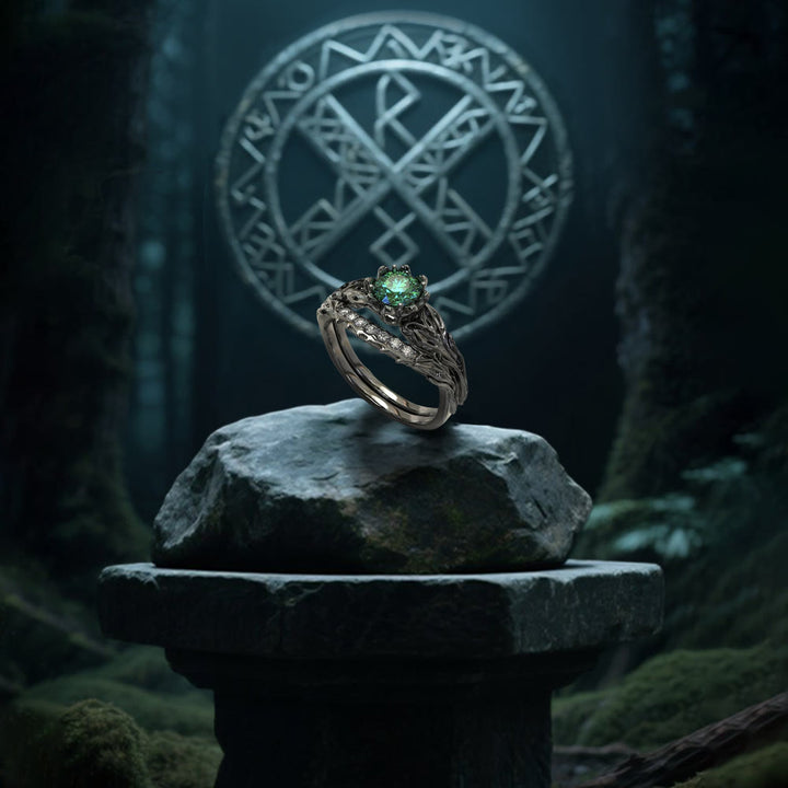 FREE Today: Forest Symphony Emerald Ring