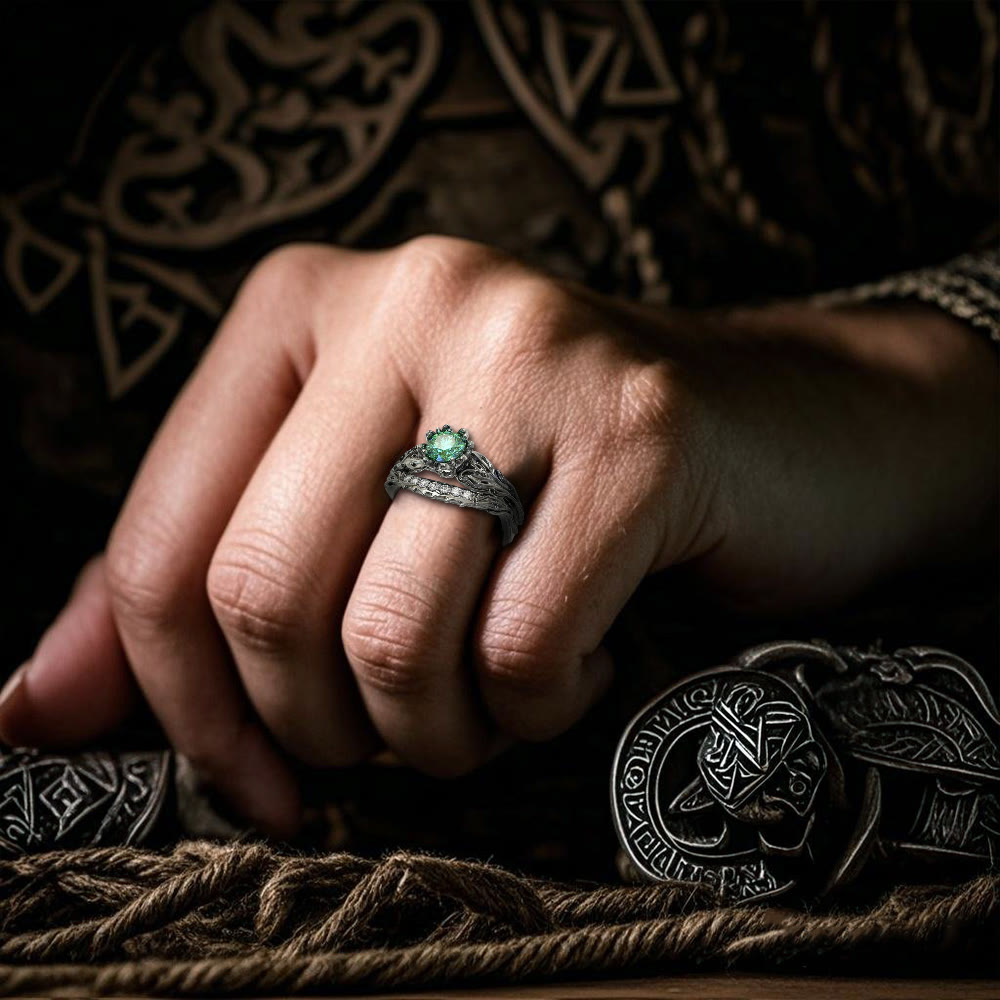 FREE Today: Forest Symphony Emerald Ring