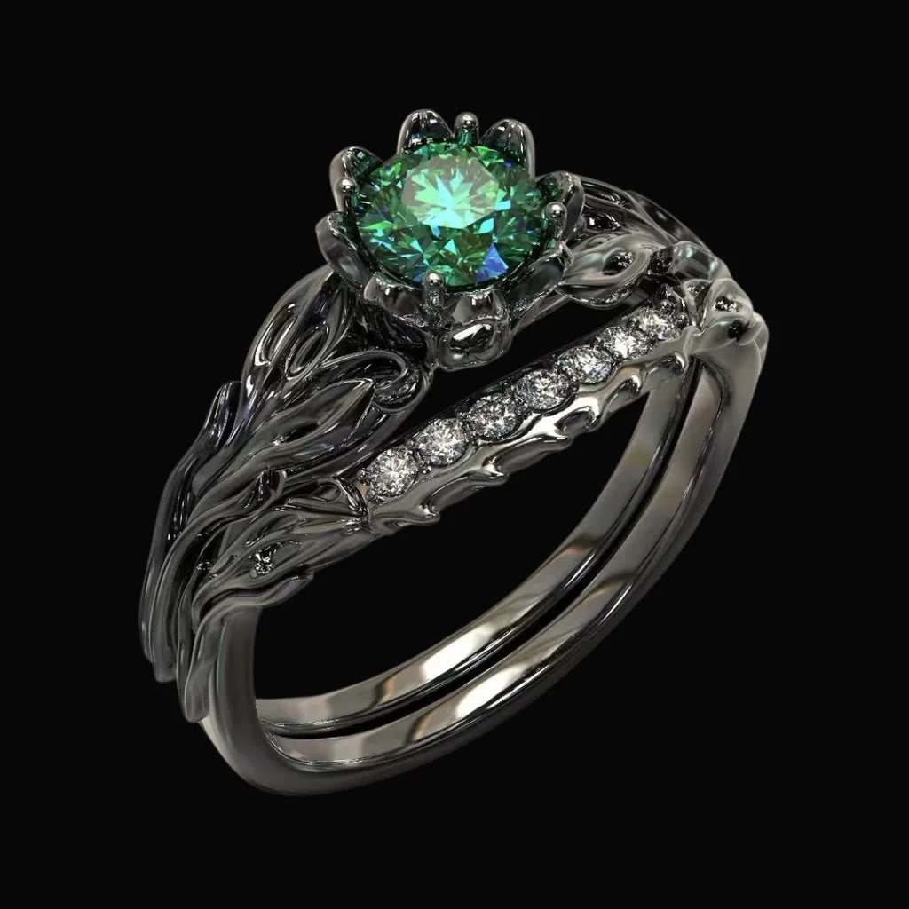 FREE Today: Forest Symphony Emerald Ring