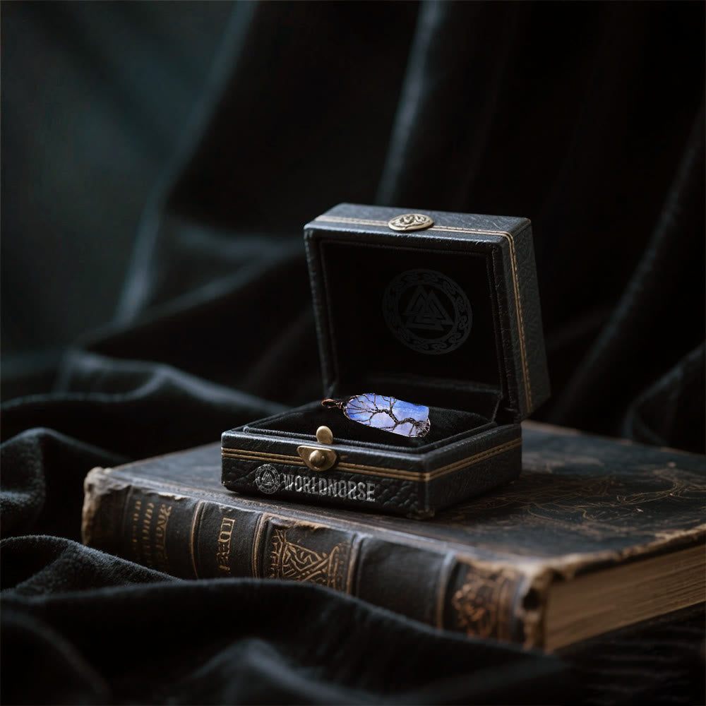 WorldNorse Yggdrasil Entwined Crystal Necklace - image 5