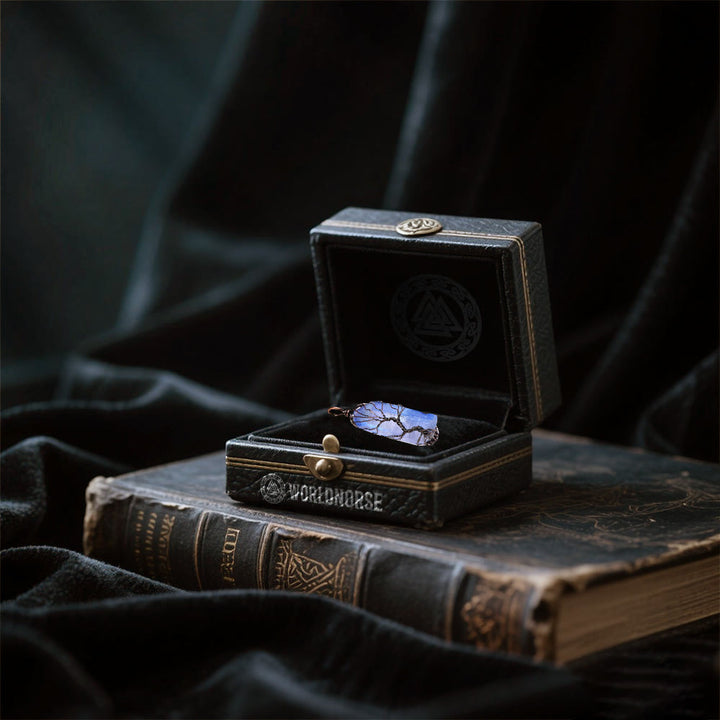 WorldNorse Yggdrasil Entwined Crystal Necklace - image 5