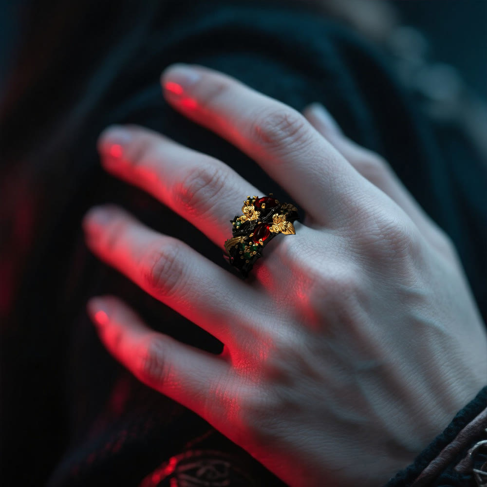 FREE Today: The Ruby Leaf Ring