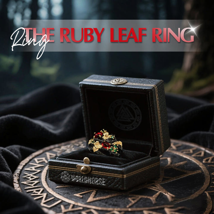 FREE Today: The Ruby Leaf Ring
