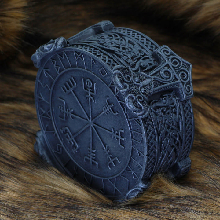 WorldNorse Handmade Rune Mjolnir Jewelry Box