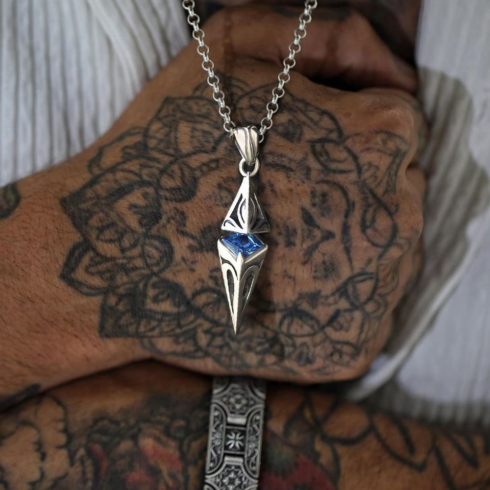 FREE Today: North Star Guidance Sapphire Pendant Necklace / Earrings - image 5