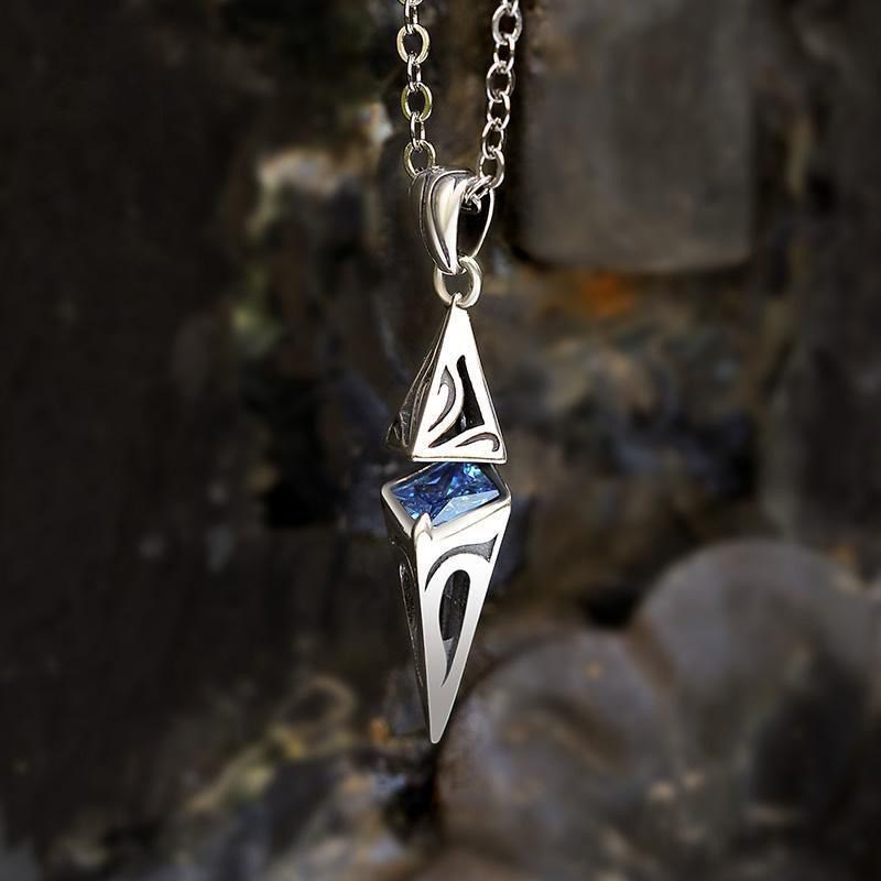 FREE Today: North Star Guidance Sapphire Pendant Necklace / Earrings - image 1