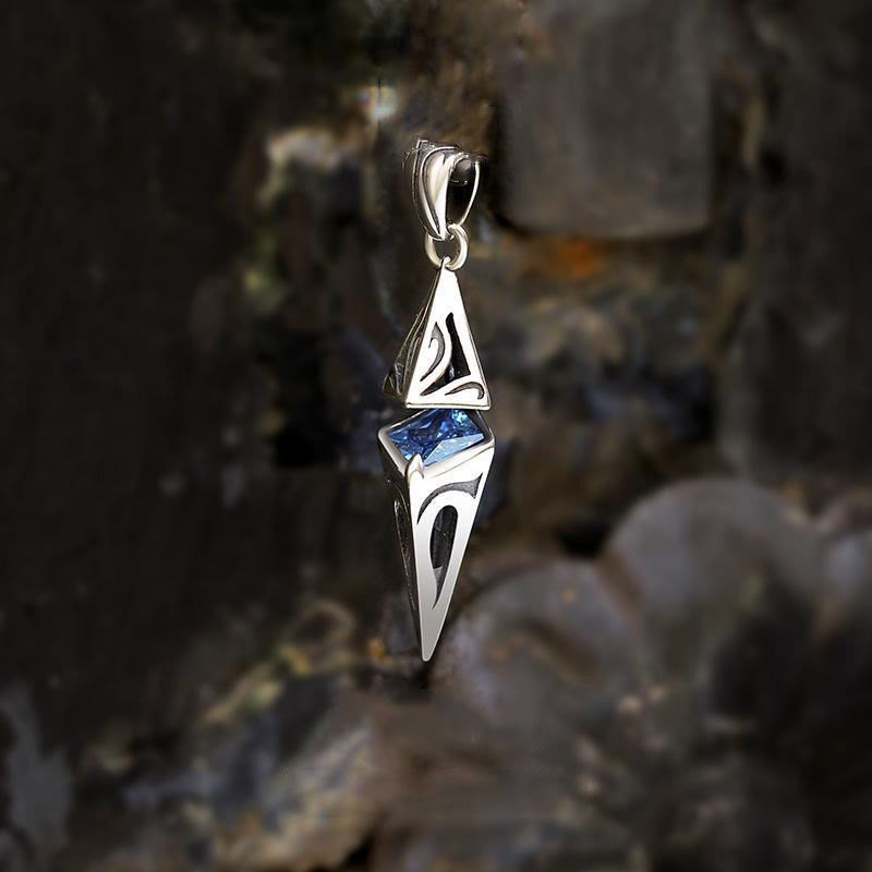 WorldNorse North Star Guidance Sapphire Pendant Necklace - image 3