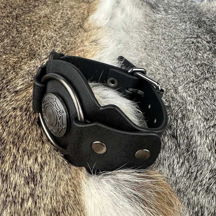WorldNorse Retro Viking Runes Leather Cuff Bracelet - image 10
