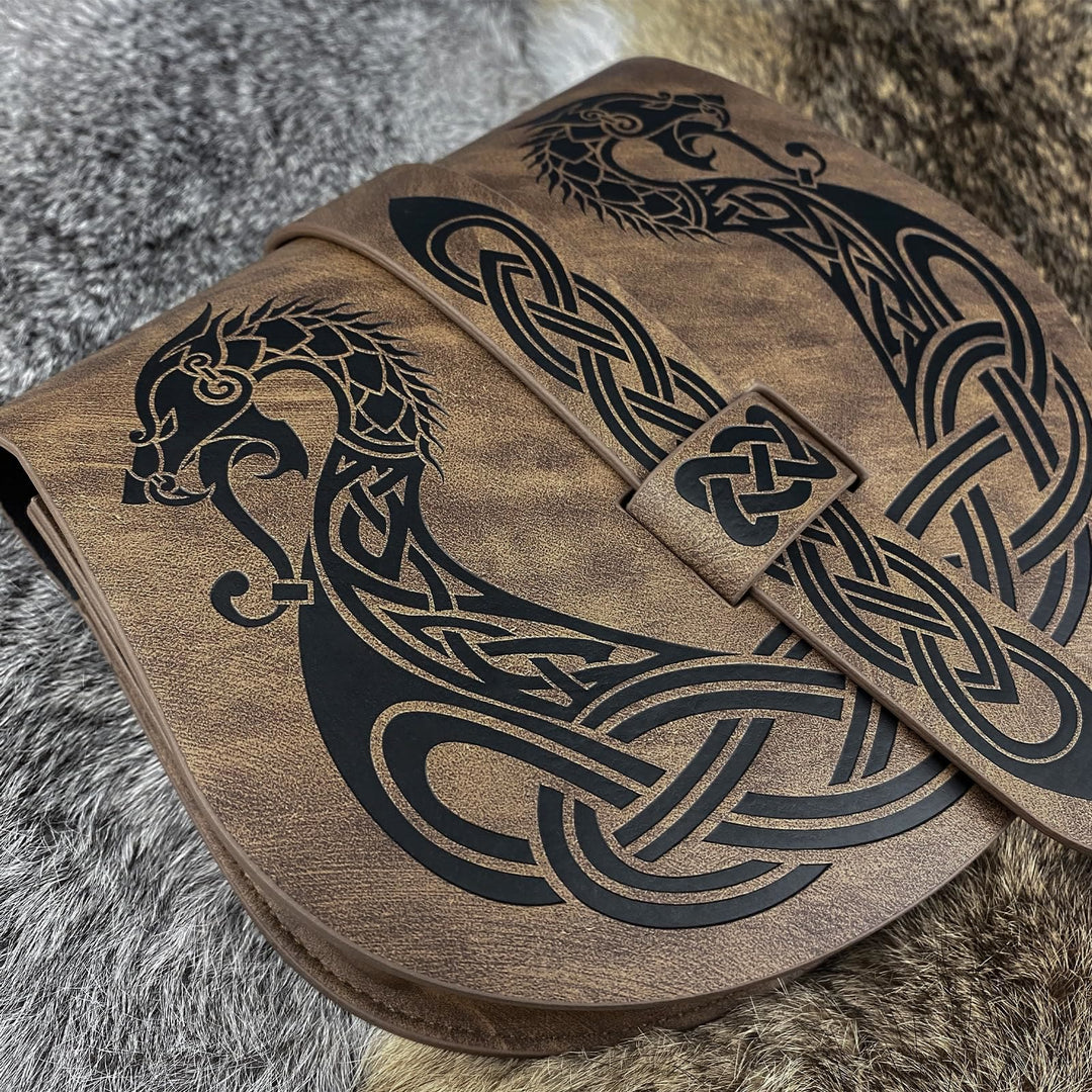 WorldNorse Retro Portable Flap Saddle Side Belt Bag