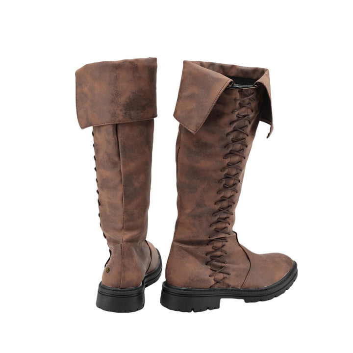 Worldnorse Viking Vintage High Calf Pirate Boots