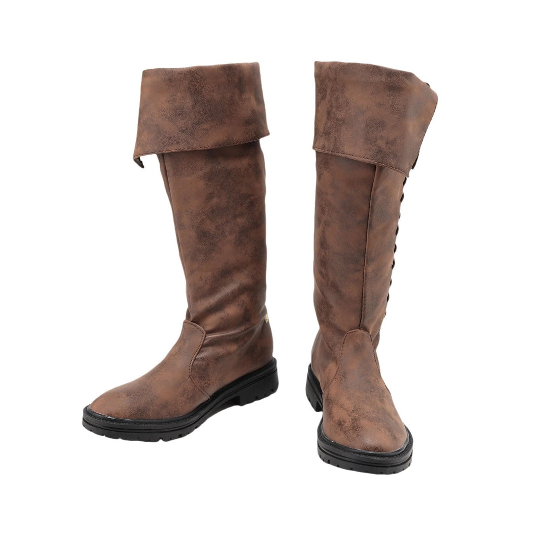 WorldNorse Viking Vintage High Calf Pirate Boots - image 7