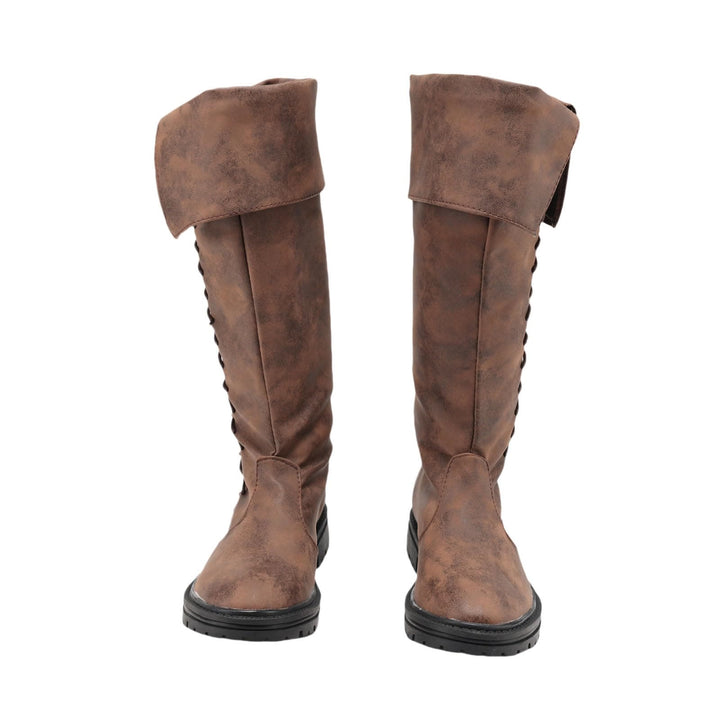 Worldnorse Viking Vintage High Calf Pirate Boots