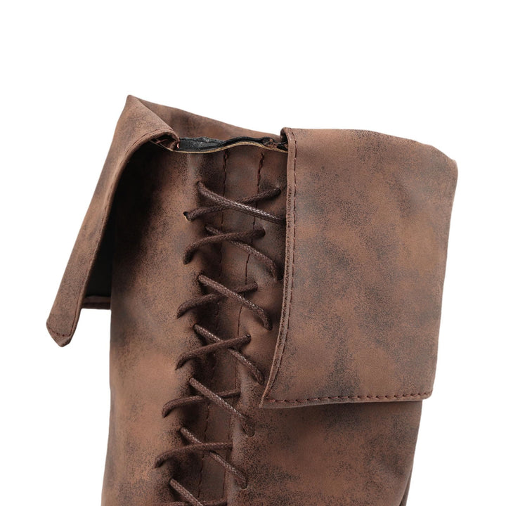WorldNorse Viking Vintage High Calf Pirate Boots - image 12