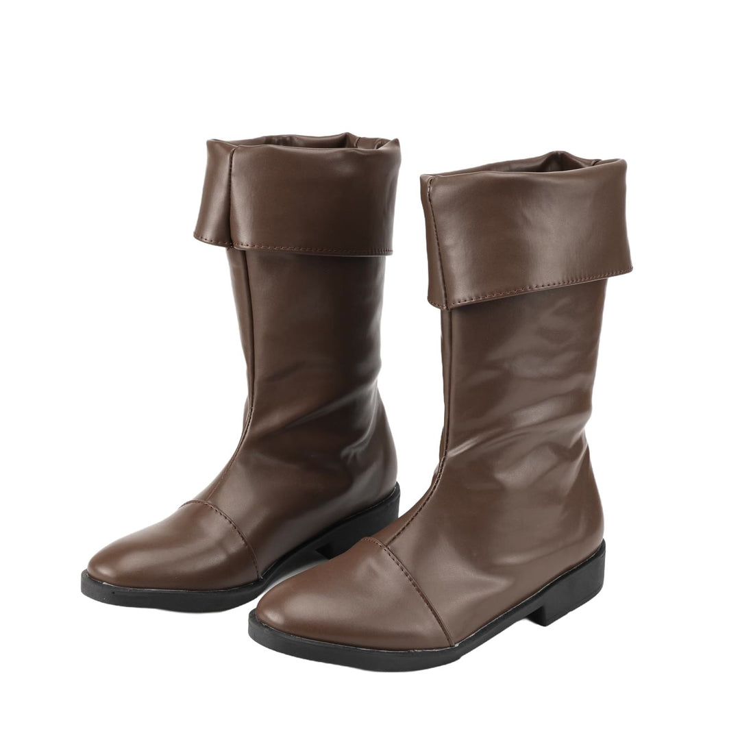 WorldNorse Vintage Slip On Mid Calf Men's Boots - Brown - US 13 - image 5