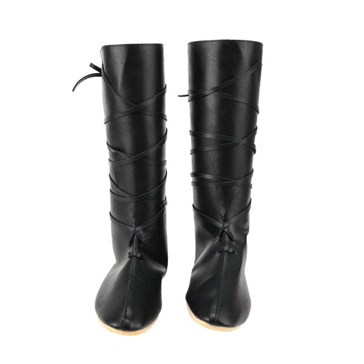 WorldNorse Women Leather Lace-up Pointed Toe Boots - image 9