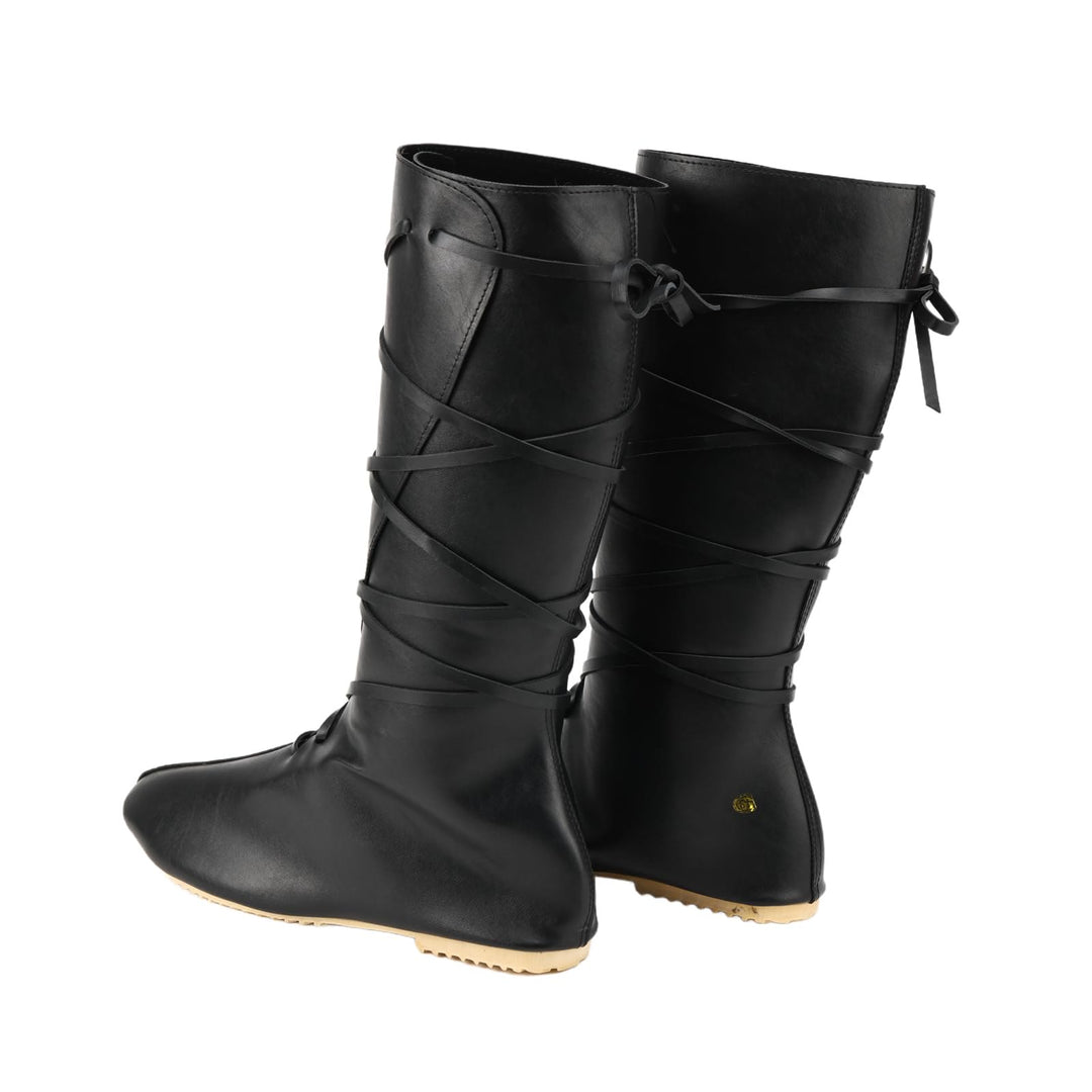 WorldNorse Women Leather Lace-up Pointed Toe Boots - image 8