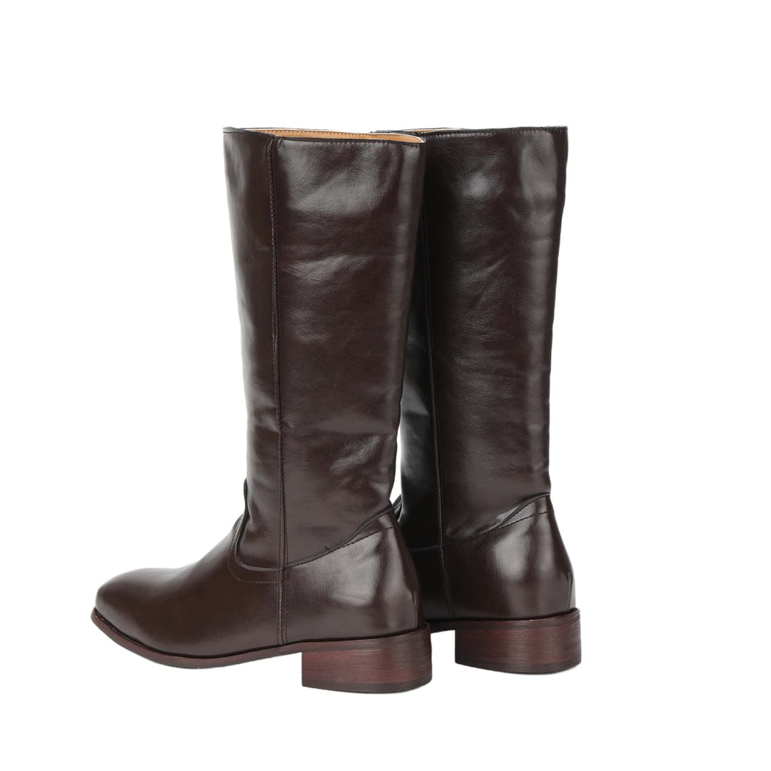 WorldNorse Women Mid Calf 60s Retro Cowboy Boots  - image 4