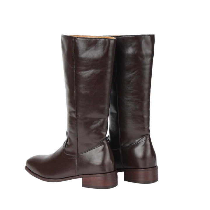 WorldNorse Women Mid Calf 60s Retro Cowboy Boots  - image 4