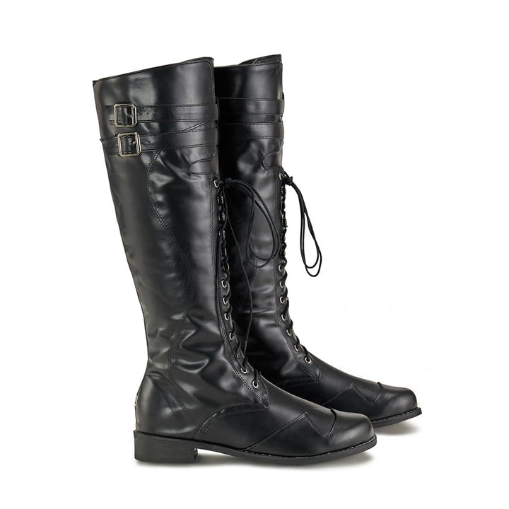 WorldNorse Men's Mid Calf Gothic Flat Jazz Boots - image 2