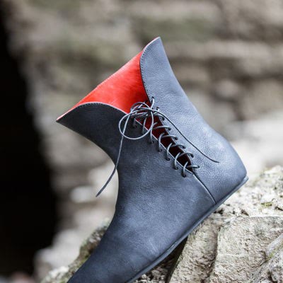 WorldNorse Men's Pointed Toe Lace Up Leather Boots - image 3