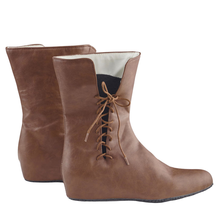 WorldNorse Men's Pointed Toe Lace Up Leather Boots - image 6