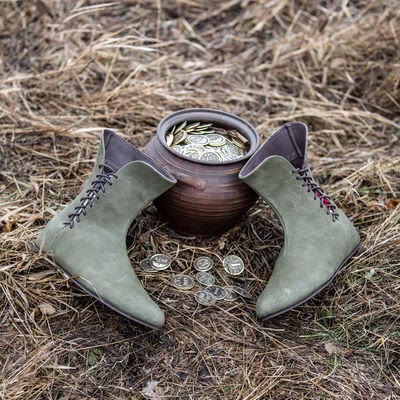 WorldNorse Men's Pointed Toe Lace Up Leather Boots - image 16