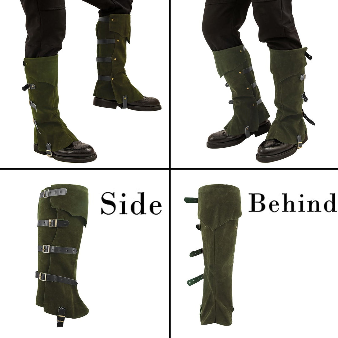 WorldNorse Viking Armor Leg Gaiters Boots Cover - image 11