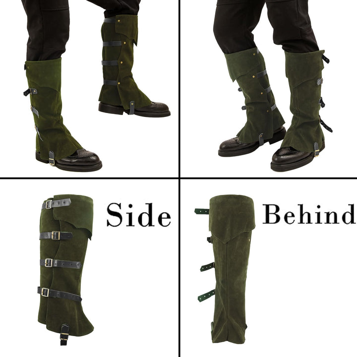 WorldNorse Viking Armor Leg Gaiters Boots Cover - image 11