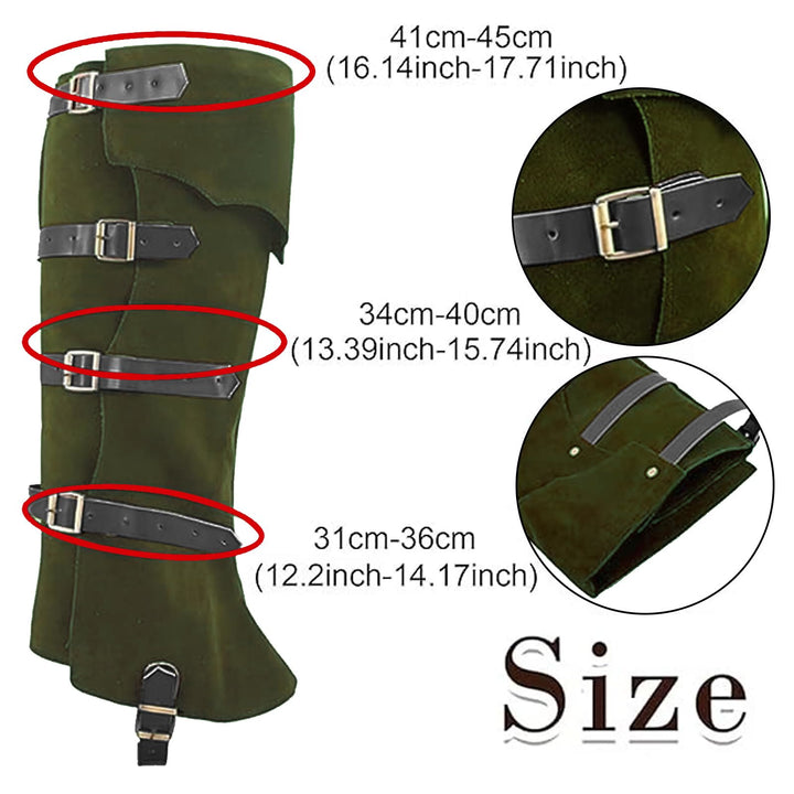 WorldNorse Viking Armor Leg Gaiters Boots Cover - image 9