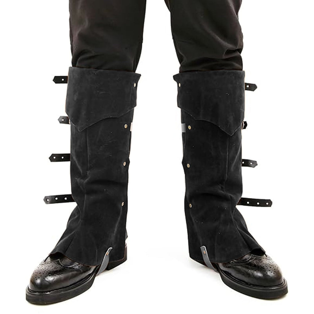 WorldNorse Viking Armor Leg Gaiters Boots Cover - image 5