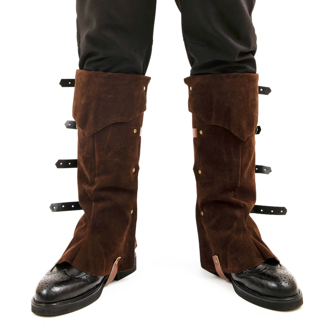 WorldNorse Viking Armor Leg Gaiters Boots Cover - image 18