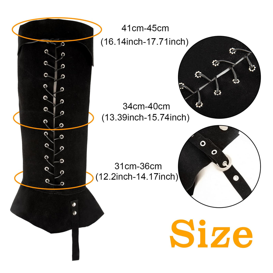 WorldNorse Medieval Tops With Studs Boots Cover - image 8