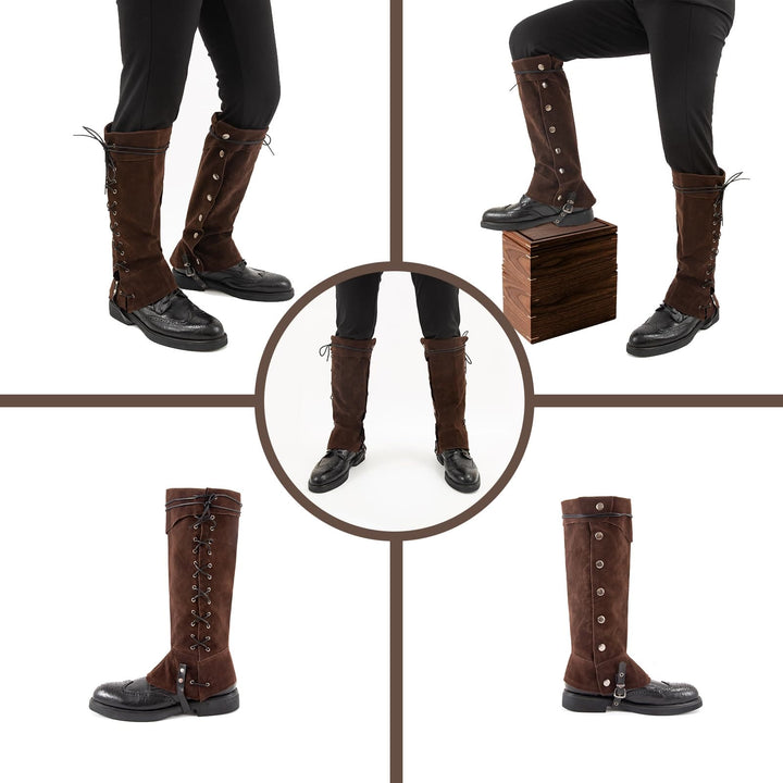 WorldNorse Medieval Tops With Studs Boots Cover - image 4