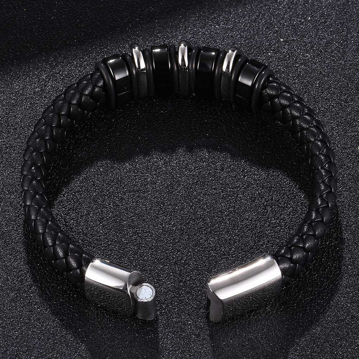 WorldNorse Punk Spiral Leather Bracelet - image 4