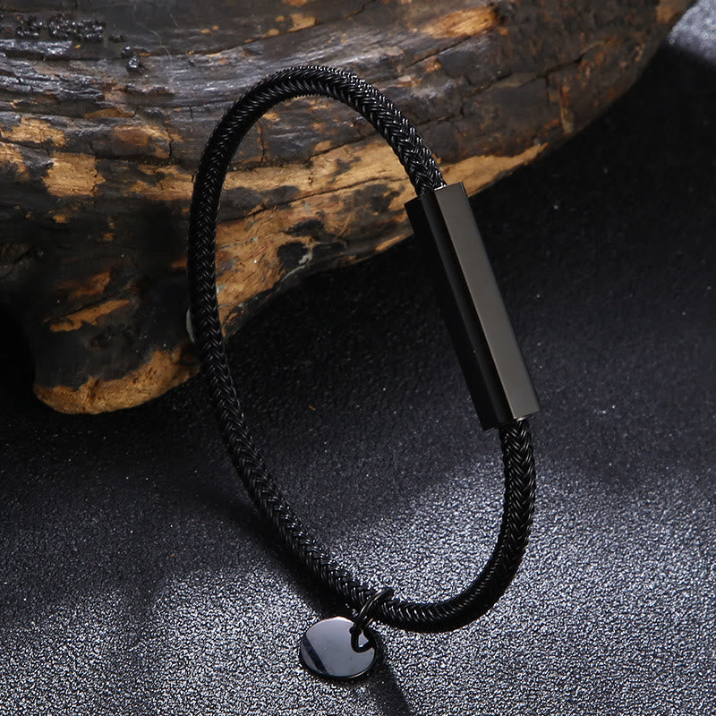 WorldNorse Circular Steel Wire Bracelet - Black - 23cm - image 5