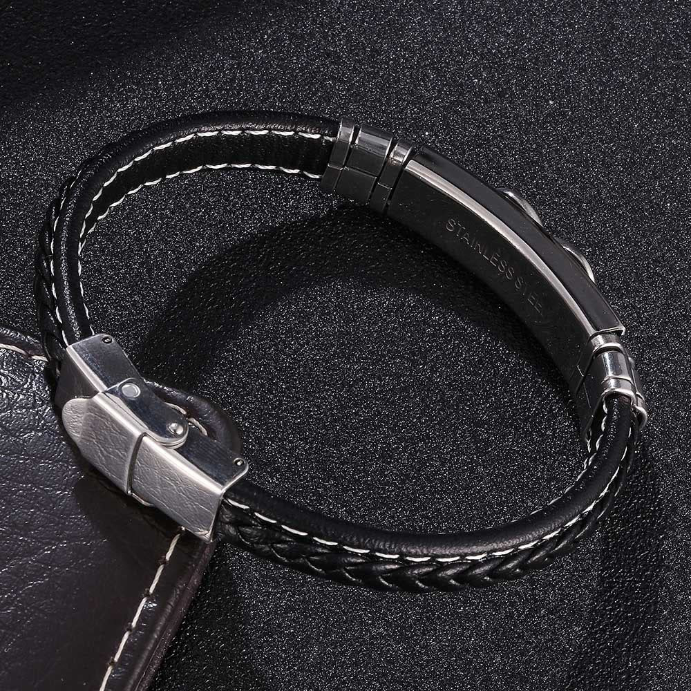 WorldNorse Infinity Eight Leather Bracelet - image 1