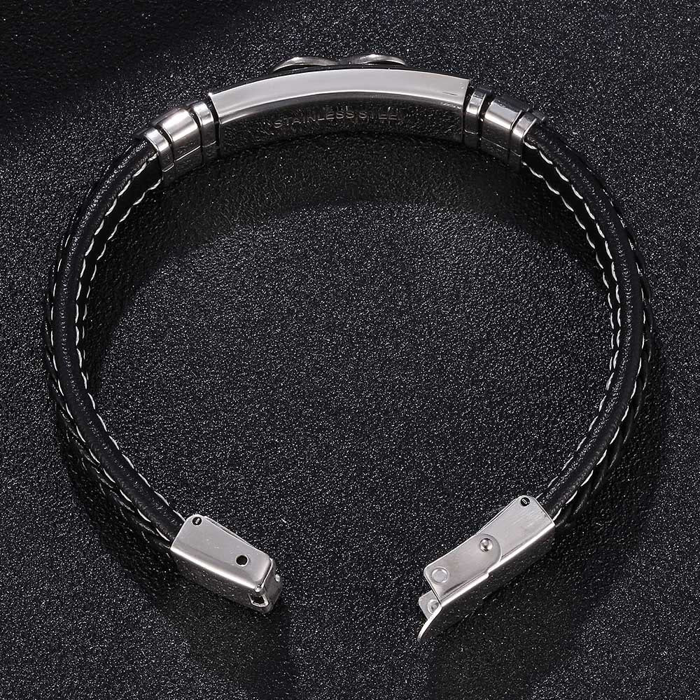 WorldNorse Infinity Eight Leather Bracelet - image 3