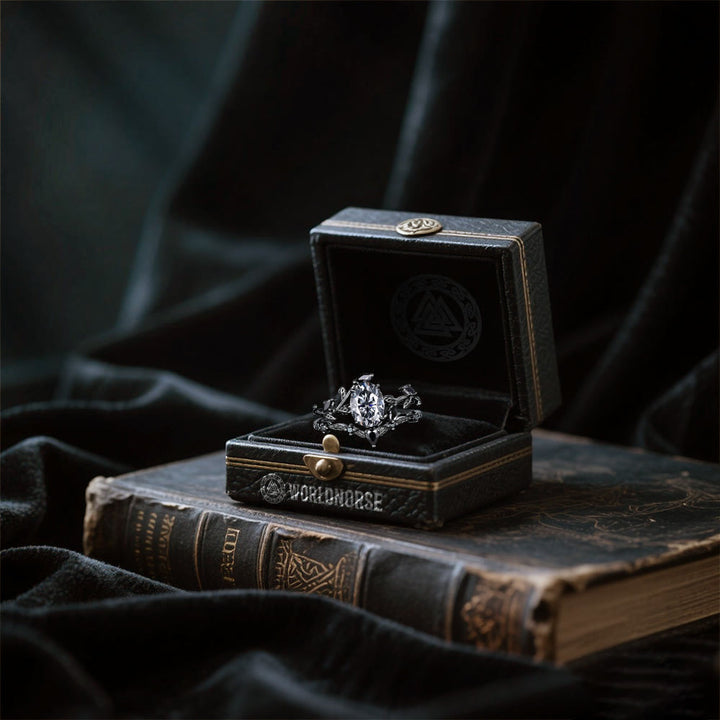 WorldNorse Valkyrie's Radiance Moissanite Ring - image 5