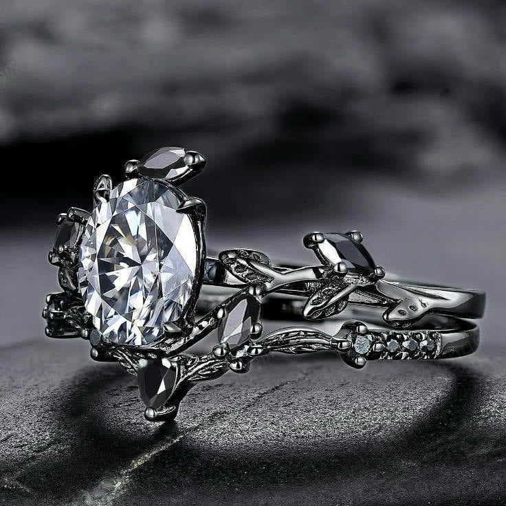 WorldNorse Valkyrie's Radiance Moissanite Ring - image 7