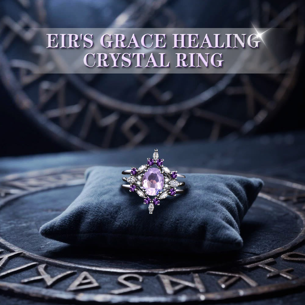 WorldNorse Eir's Grace Healing Crystal Ring - image 3