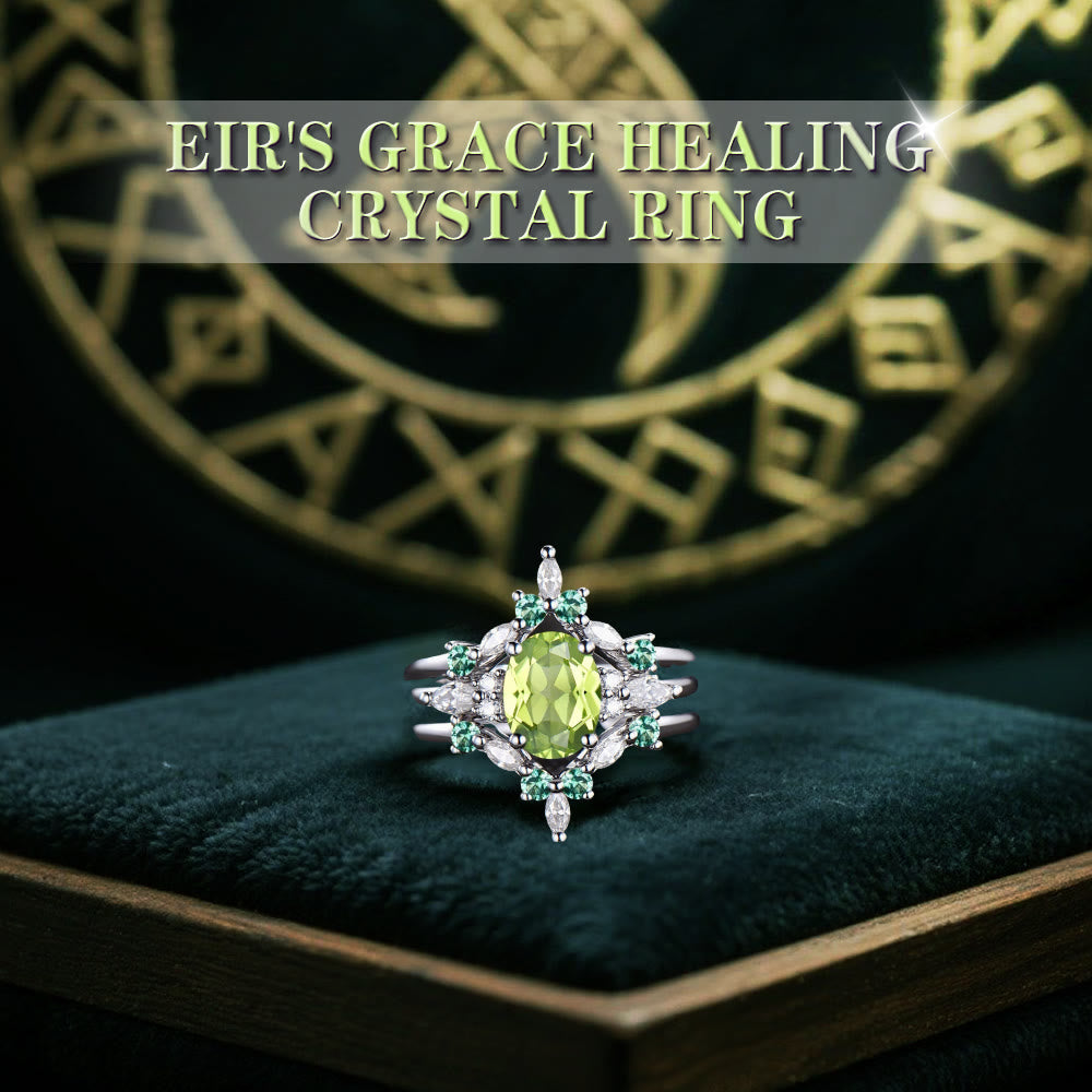 WorldNorse Eir's Grace Healing Crystal Ring - image 8